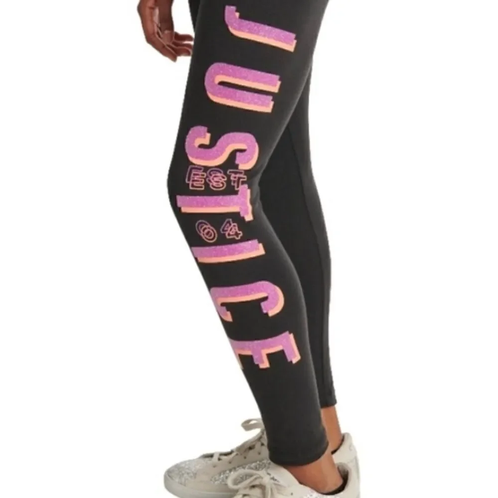 Justice Girls Short Sleeve Tie Dye Tee T-Shirt & Leggings 2pc Set Size XL 16/18